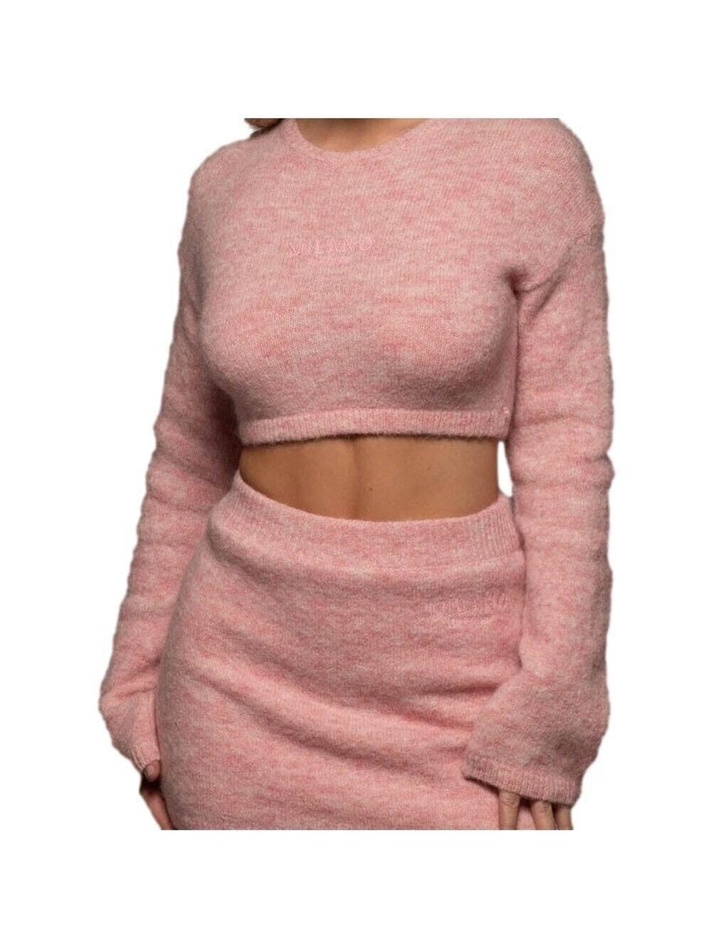 MILANO WOOL BLEND CROPPED SWEATER SZ XL